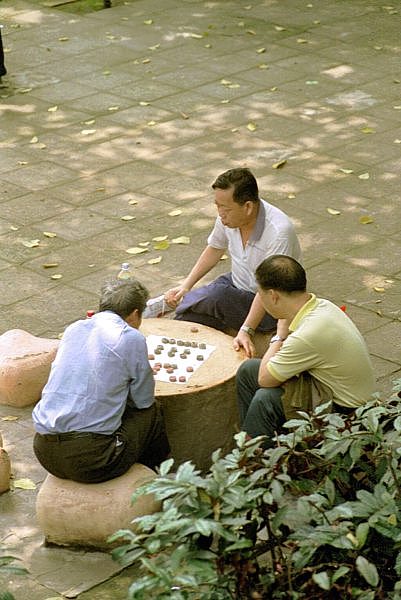 Eingang zum kleinen Park