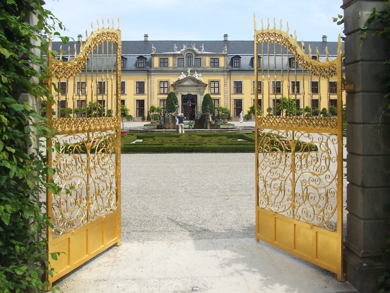 Goldenes Tor im Barockgarten Hannover Herrenhausen