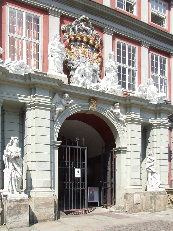 Portal des Schlosses in Wolfenbüttel