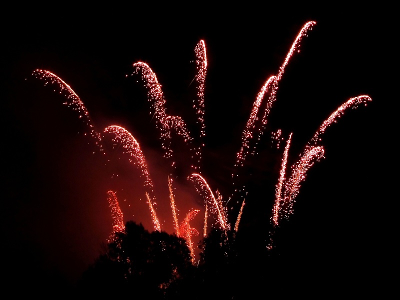 Feuerwerk beim Oktoberfest in Braunschweig 2013