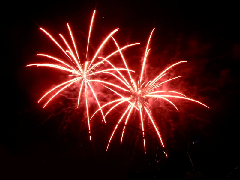 Feuerwerk beim Schützenfest in Goslar