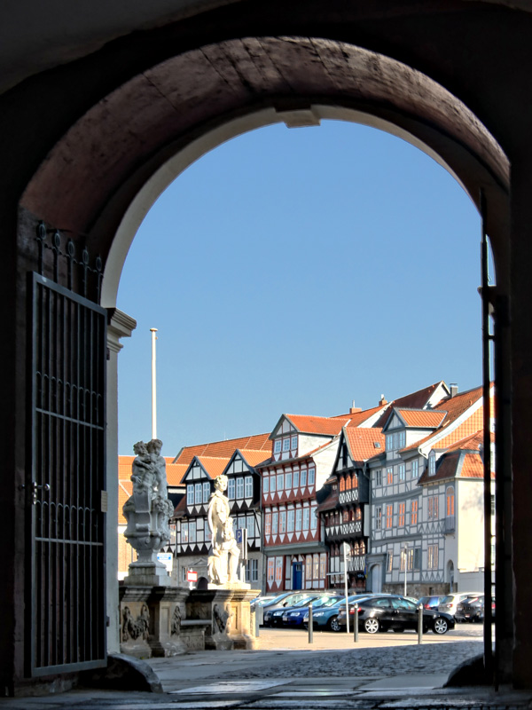 Umgebung des Schlosses in Wolfenbüttel